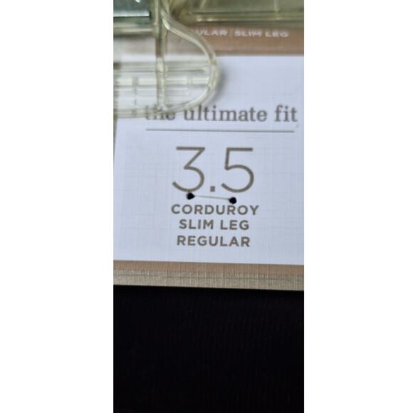 chico's Corduroy Slim Leg Black Casual Pants Size 3.5 = XL Size 18 Cotton $89 - Picture 9 of 9